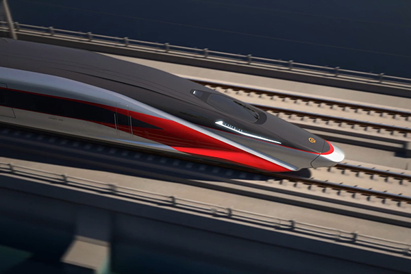 CR450動車組樣車發(fā)布，車身用到永磁、鎂合金、碳纖維等新材料